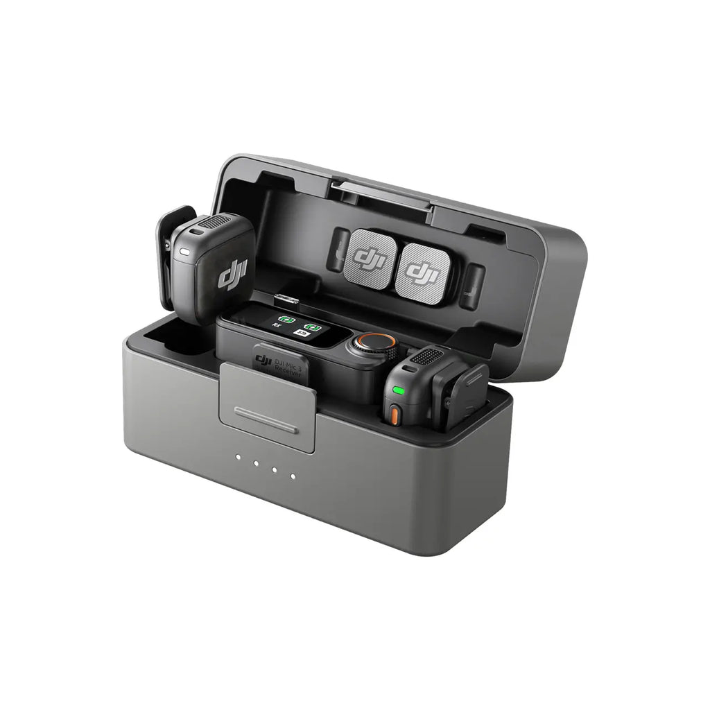 Dji Mic 3 (2 TX + 1 RX + Boitier de recharge)